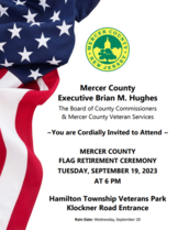 Flag Retirement flyer