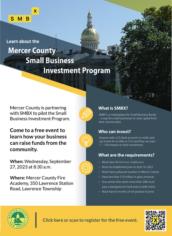 smbx flyer with qr code