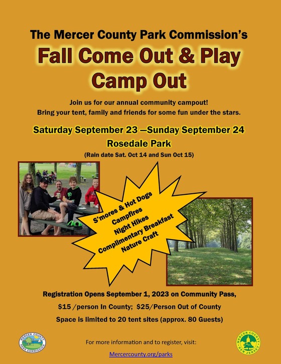 Fall Camp Out flyer