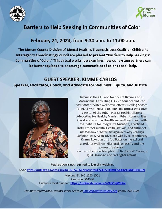 Barriers to Help Seeking Webinar