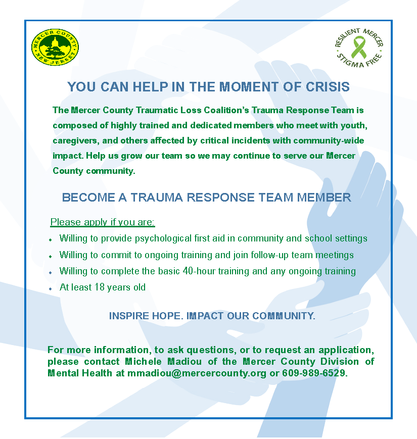 Trauma Response Team flyer - new logo