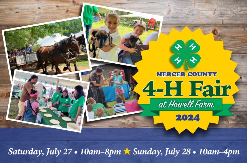 Mercer County 4H Encourages The Public to Exhibit at the 105th 4H FAIR