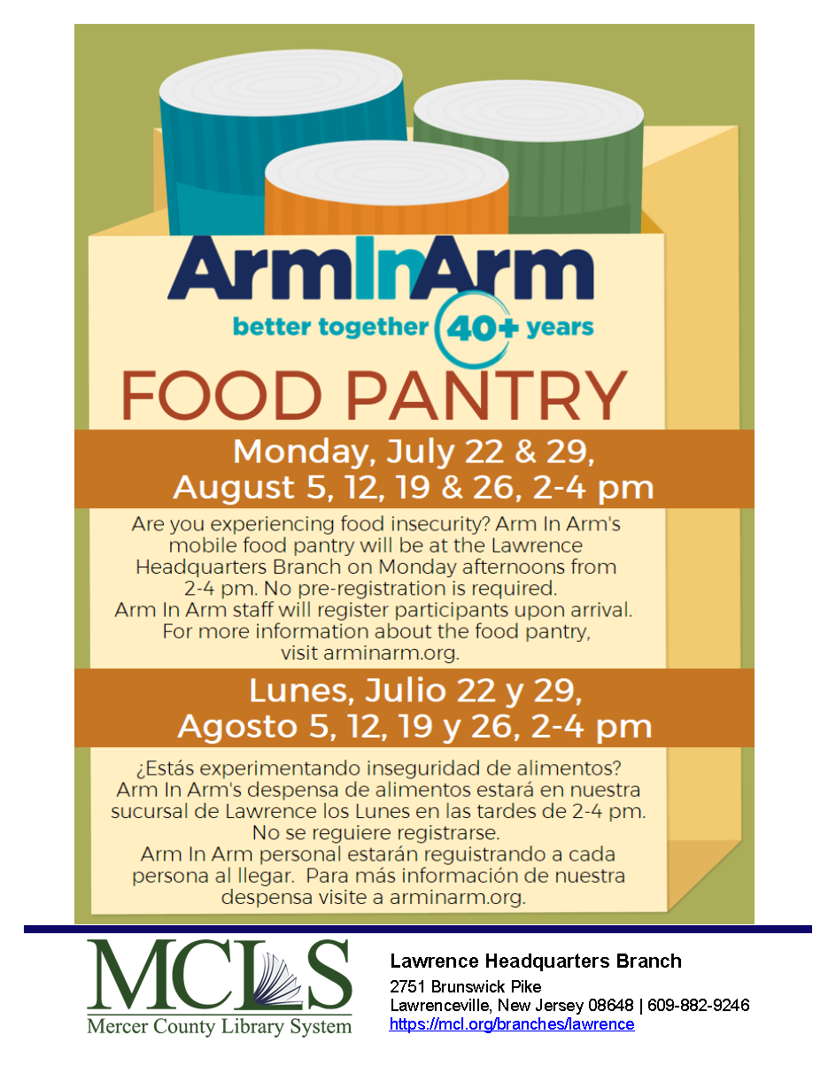 Food pantry July and August