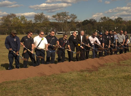 First Responders at Groundbreaking