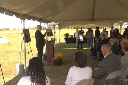 Benson Speaking at TTN ARFF Groundbreaking