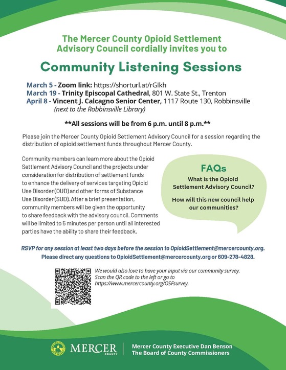 Opioid Listening February 24, March, and April