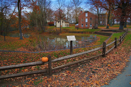 Historic Allaire Village in the late fall