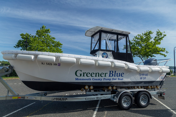 MCHD Greener Blue Pumpout Boat