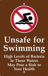 unsafe for swimming