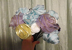 ribbon flowers