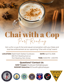chai with a cop