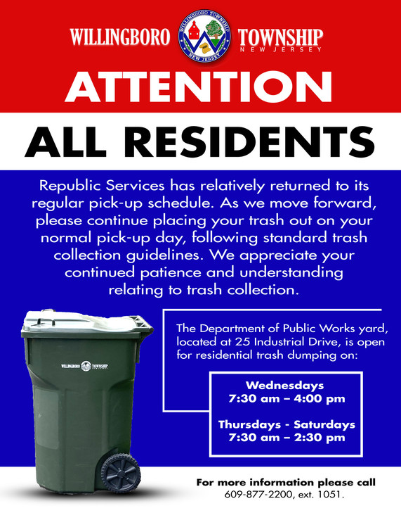 Trash Update Graphic