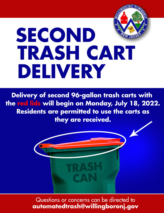 Second Trash Cart Delivery Graphic