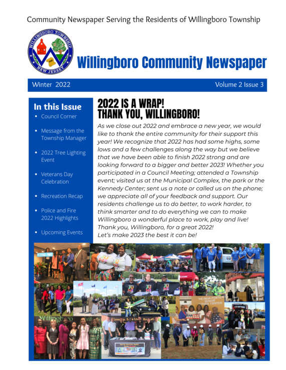 Newsletter Cover