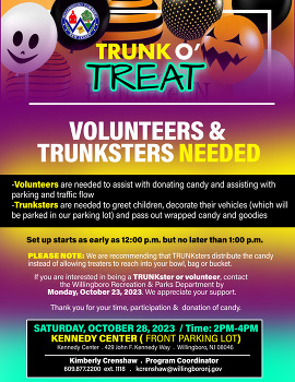 Trunk O Treat Volunteers
