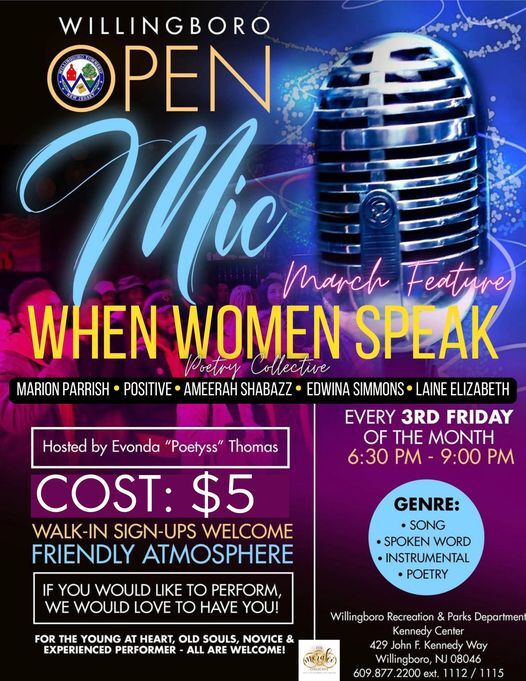 Open Mic Women Speaks