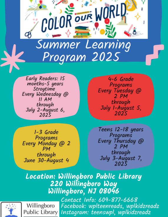 Summer Reading Program Flyer