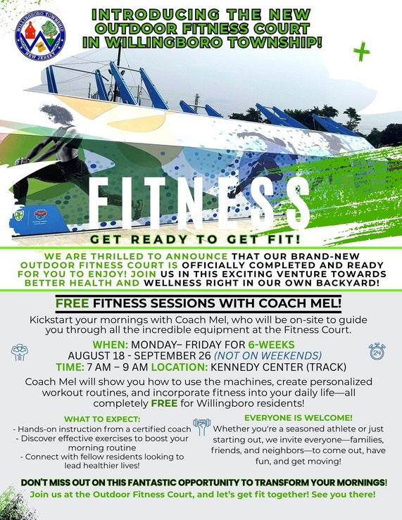 Outdoor Fitness Court Flyer
