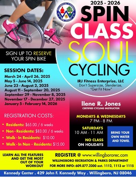 Spin Class Soul Cycling Flyer
