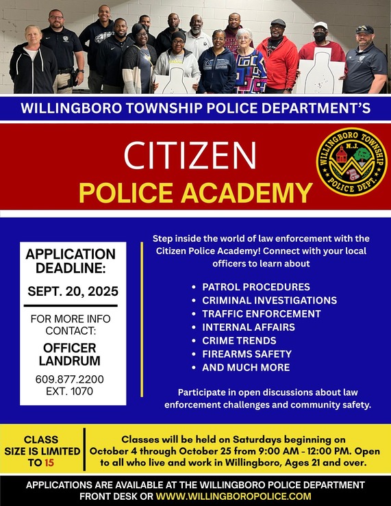 Updated Final Citizen Police Academy Flyer
