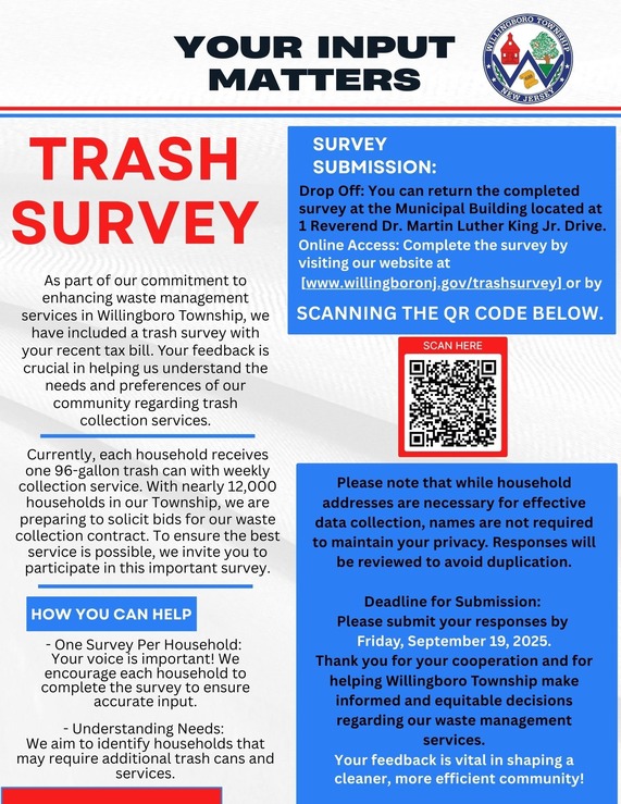 Trash Survey Flyer
