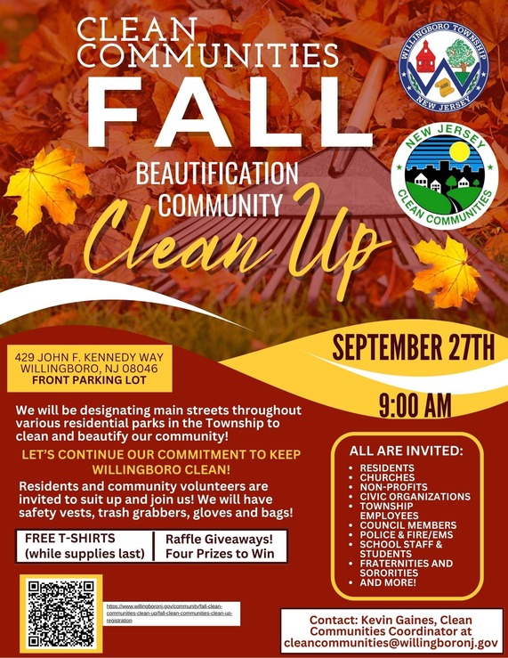2025 Fall Clean Communities Flyer