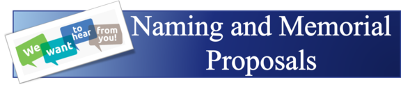 Naming and Memorial Banner