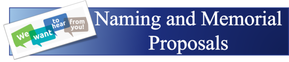 Naming and Memorial Banner