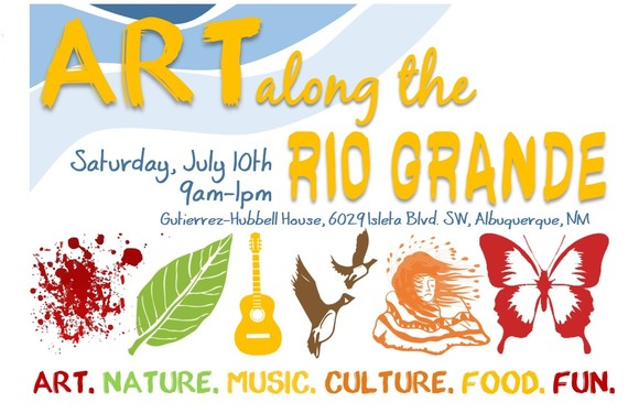 Art Along the Rio  Grande event flyer