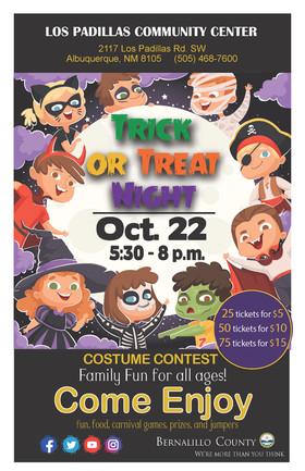 LPCC Trick or Treat Night  2021 Flyer