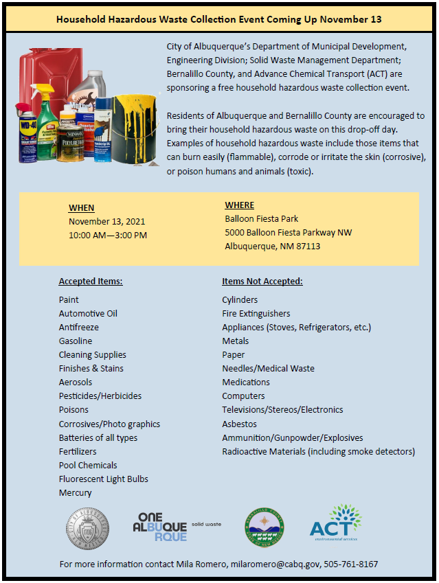 Household Hazardous Waste Event