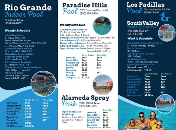 swimming brochure two
