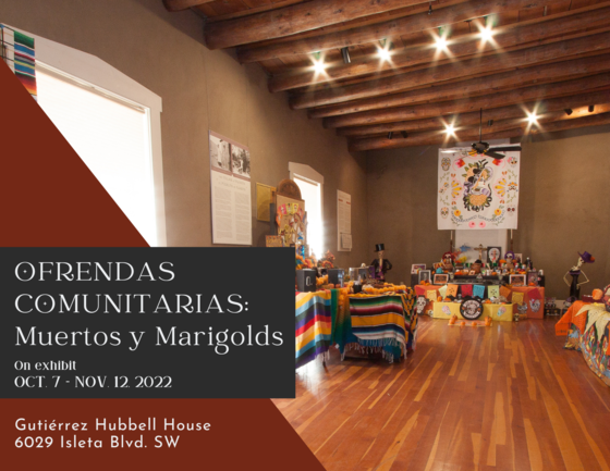 gallery with Day of the Dead altars and information