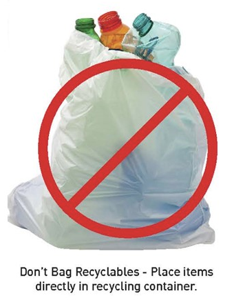 NO bag recyclables