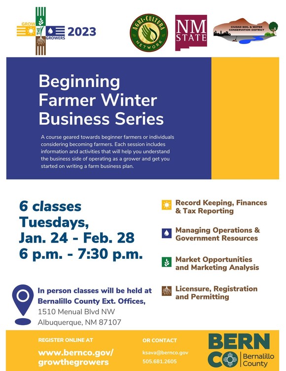 Farmer Winter Business Series graphic