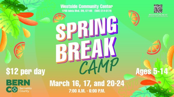 Spring Break Camp graphic
