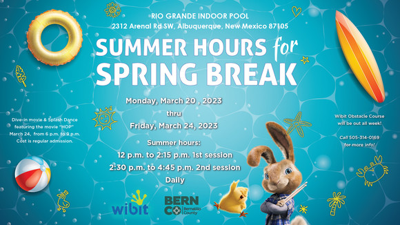 Rio Grande Pool Spring Break graphic