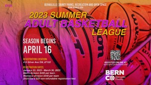 Summer Basketball League graphic