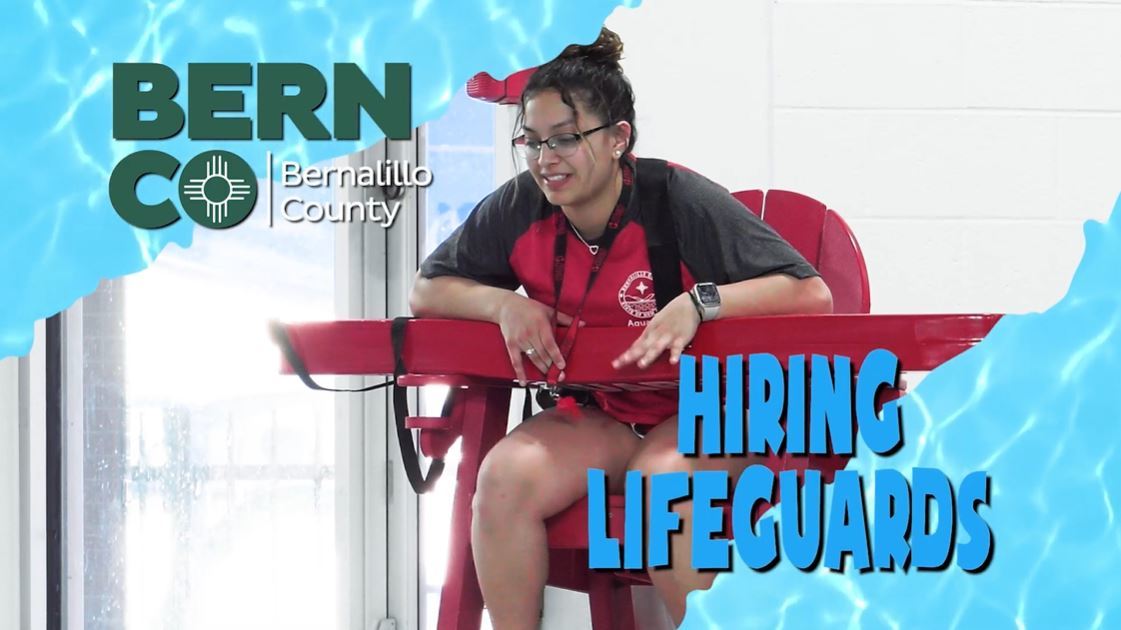 Hiring Lifeguards graphic