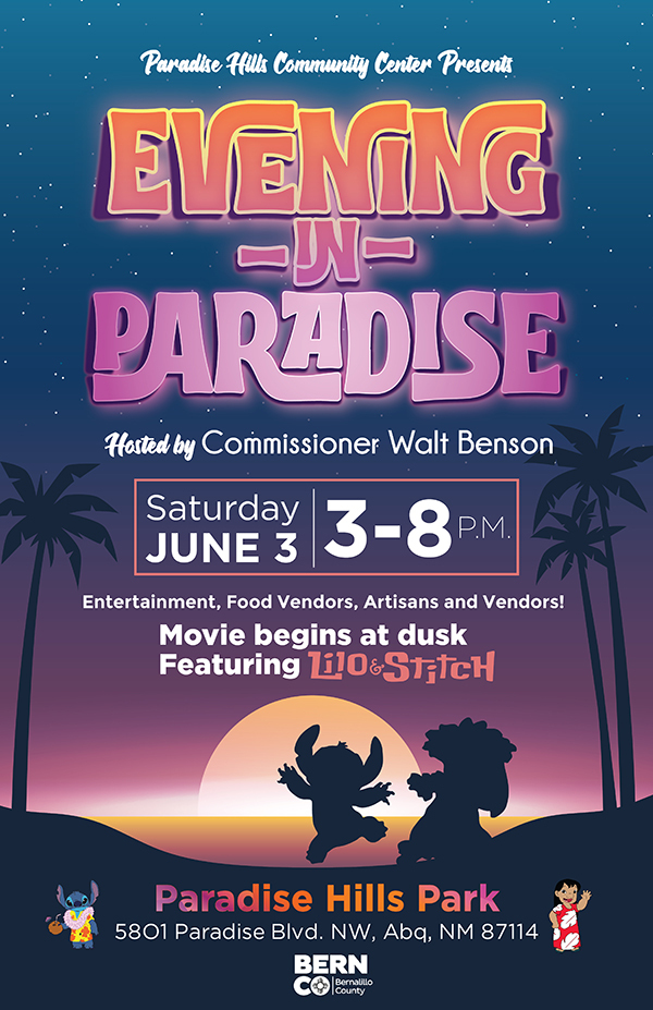 Evening in Paradise flyer