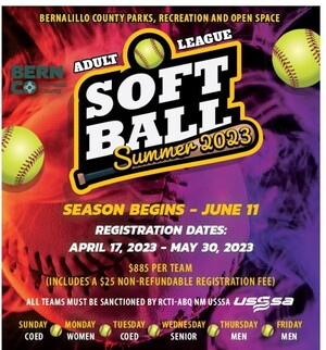 adult softball league