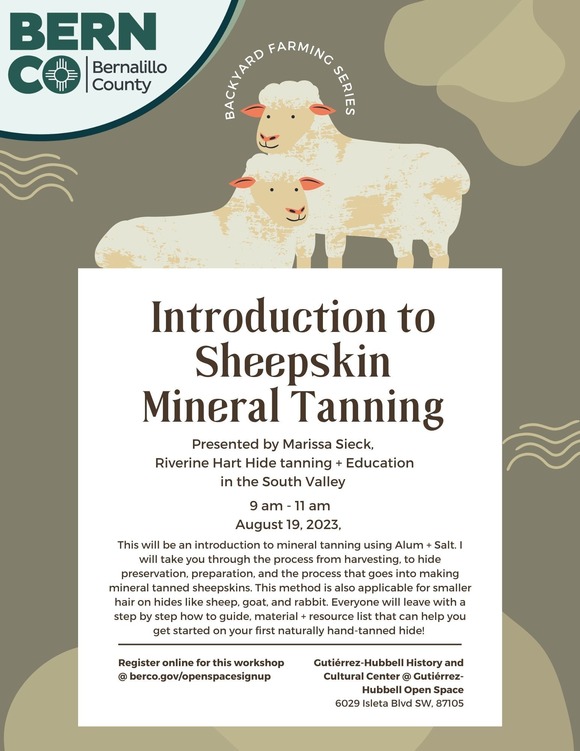 sheepskin mineral tanning