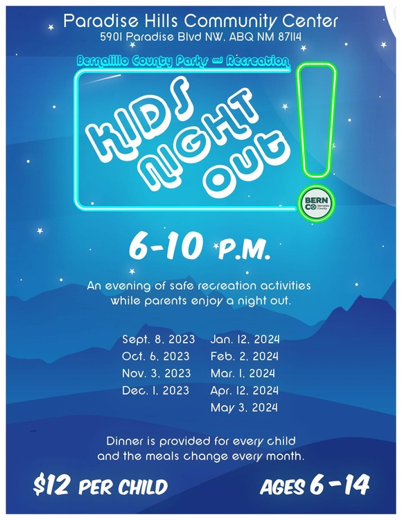 kids night out paradise hills