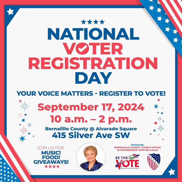 National Voter Registration Day BernCo