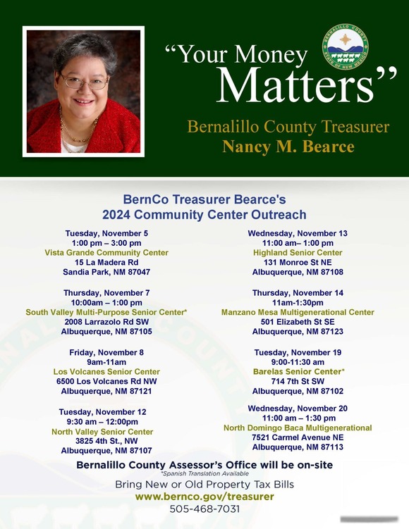 Treasurer Outreach