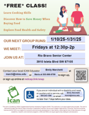 Free Senior Cooking Class