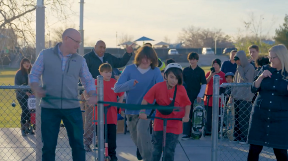 Skatepark Ribbon Cutting