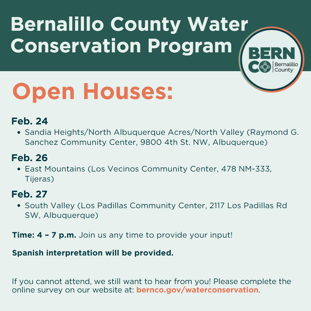 Water Conservation Open House