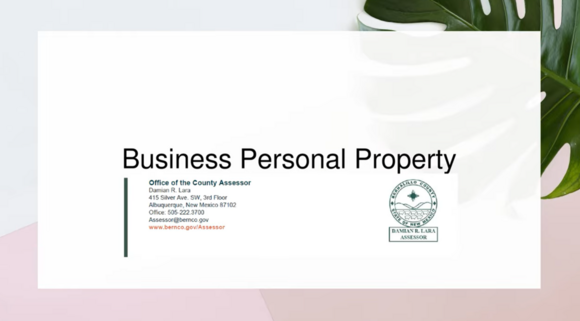  Business Personal Property Seminar