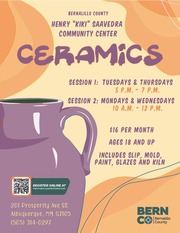 https://www.bernco.gov/blog/event/ceramics-at-henry-kiki-saavedra-community-center/?instance_id=15491